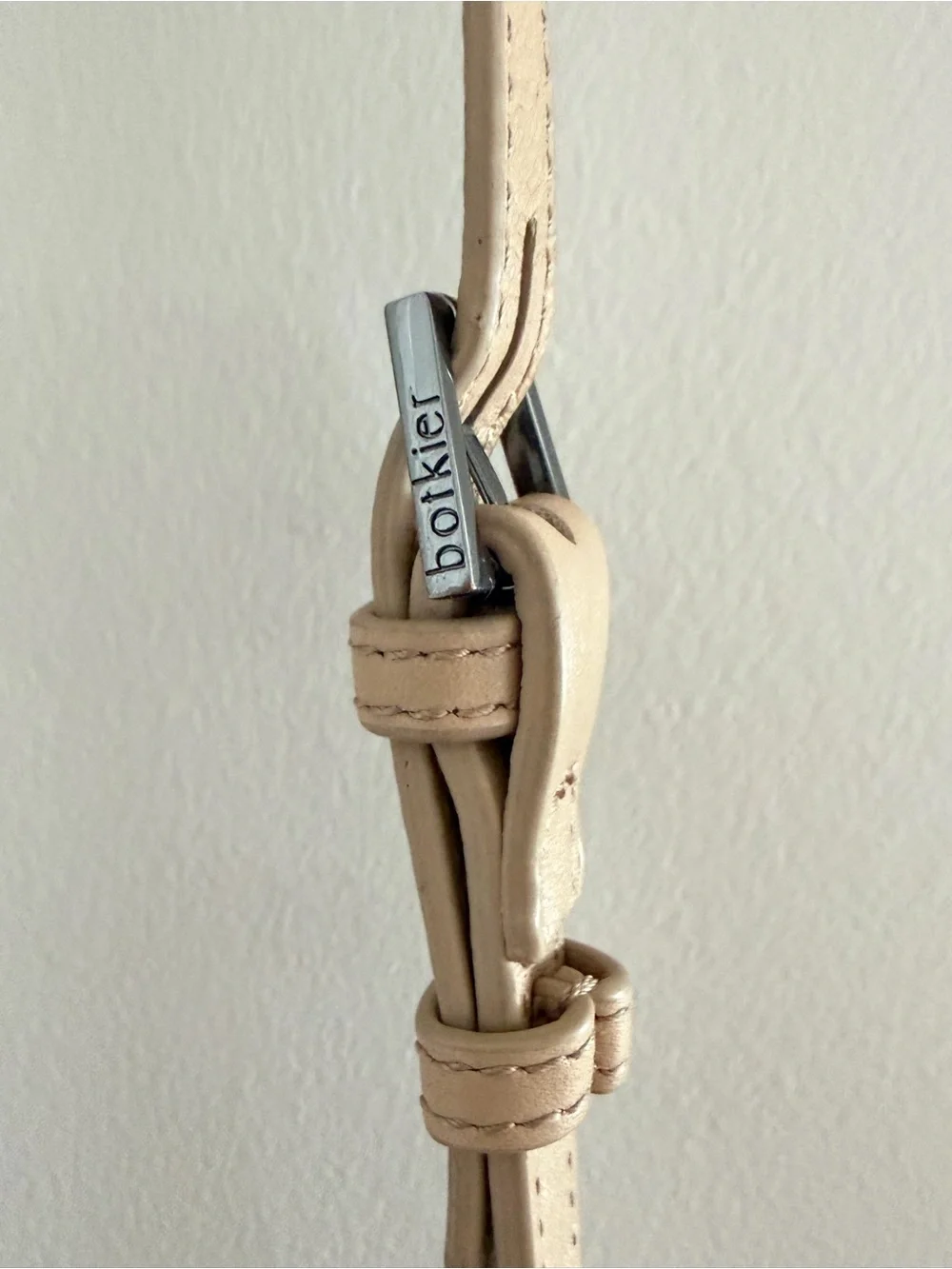 Botkier New York Leather Crossbody Bag Beige‎ Nude Neutral Should Bag Purse